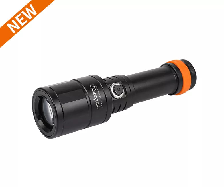 OrcaTorch D720 Super Focus diving light
