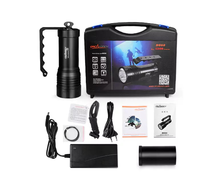 OrcaTorch D860 Dive Light 4200lm