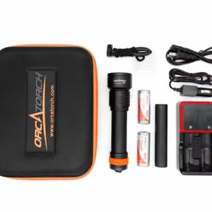 OrcaTorch D511 Rechargeable diving light 2200lm