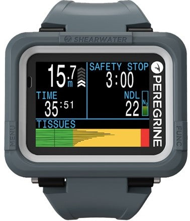 Shearwater Peregrine Adventures Dark Duikcomputer