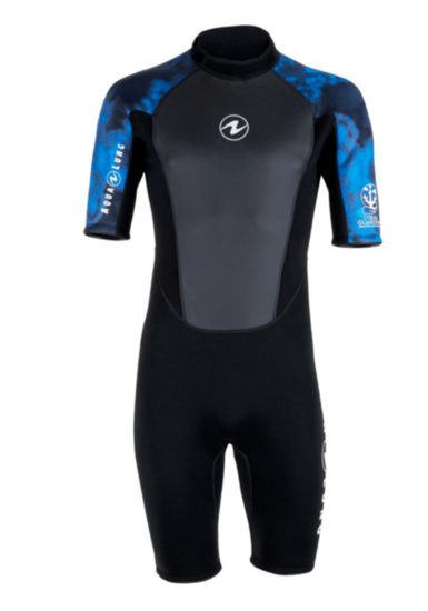 HYDROFLEX 3mm SHORTY MEN Camoeflage blauw