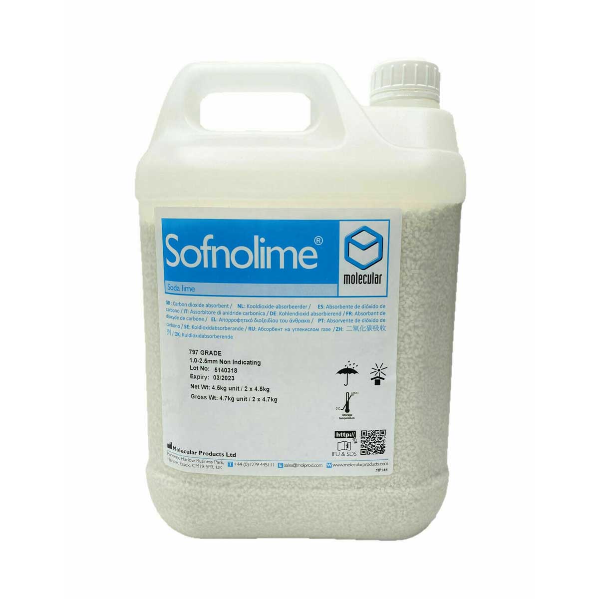 Sofnolime 797 (2x 4,5 kg)