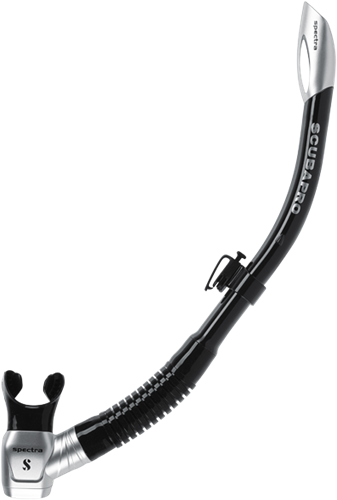 Mares Spectra Snorkel, Zwart/Zilver